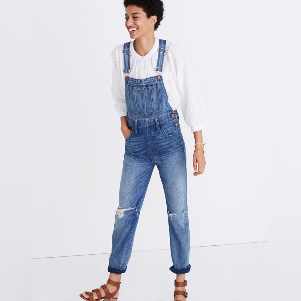 Madewell Straight-Leg Overalls